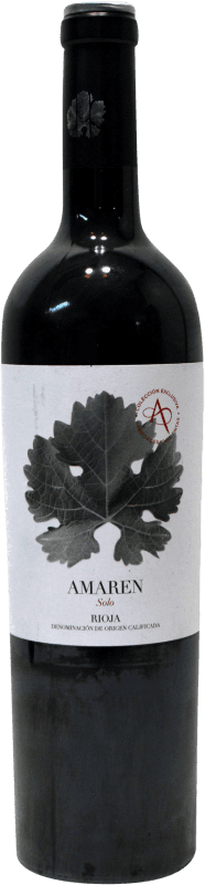 38,95 € Spedizione Gratuita | Vino Rosso Amaren Solo Riserva D.O.Ca. Rioja La Rioja Spagna Cabernet Sauvignon 75 cl