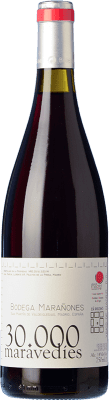 14,95 € Free Shipping | Red wine Marañones Treintamil Maravedíes Aged D.O. Vinos de Madrid Madrid's community Spain Syrah, Grenache Bottle 75 cl