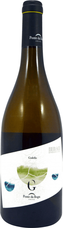 10,95 € Бесплатная доставка | Белое вино Ponte da Boga D.O. Ribeira Sacra Галисия Испания Godello бутылка 75 cl