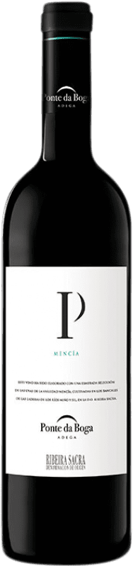 13,95 € Envío gratis | Vino tinto Ponte da Boga D.O. Ribeira Sacra Galicia España Mencía Botella 75 cl