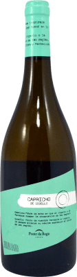 19,95 € Envío gratis | Vino Blanco Ponte da Boga Capricho D.O. Ribeira Sacra Galicia España Godello 75 cl