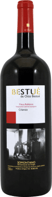 14,95 € Бесплатная доставка | Красное вино Otto Bestué Finca Rableros D.O. Somontano Арагон Испания Tempranillo — Темпранильо, Cabernet Sauvignon — Каберне Совиньон Бутылка Магнум 1,5 L