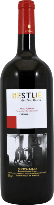 21,95 € Бесплатная доставка | Красное вино Otto Bestué Finca Rableros D.O. Somontano Арагон Испания Tempranillo — Темпранильо, Cabernet Sauvignon — Каберне Совиньон Бутылка Магнум 1,5 L