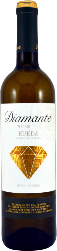 5,95 € Бесплатная доставка | Белое вино Bodegas Franco Españolas Diamante D.O. Rueda Кастилия-Леон Испания Verdejo — Вердехо Бутылка 75 cl