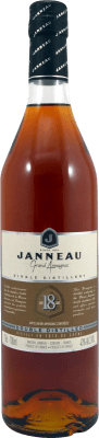 83,95 € Kostenloser Versand | Armagnac Janneau Frankreich 18 Jahre Flasche 70 cl