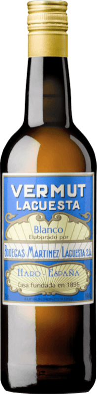 10,95 € Envio grátis | Vermute Martínez Lacuesta Blanco — Branco Espanha 75 cl