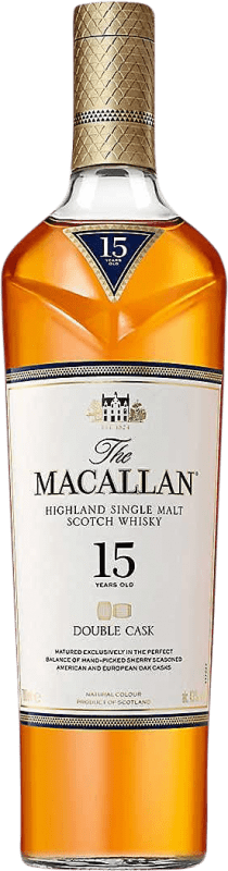 214,95 € Envoi gratuit | Whisky Single Malt Macallan Double Cask — Double Fût Royaume-Uni 15 Ans 70 cl