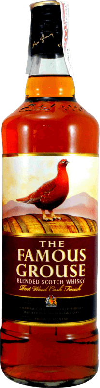 29,95 € Envío gratis | Whisky Blended Glenturret The Famous Grouse Port Wood Cask Finish Reino Unido Botella 1 L