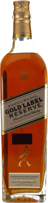 69,95 € Spedizione Gratuita | Whisky Blended Johnnie Walker Gold — Edizione Oro Riserva Regno Unito Bottiglia 1 L
