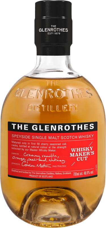 94,95 € Kostenloser Versand | Whiskey Single Malt Glenrothes Maker's Cut Speyseite Großbritannien Flasche 70 cl