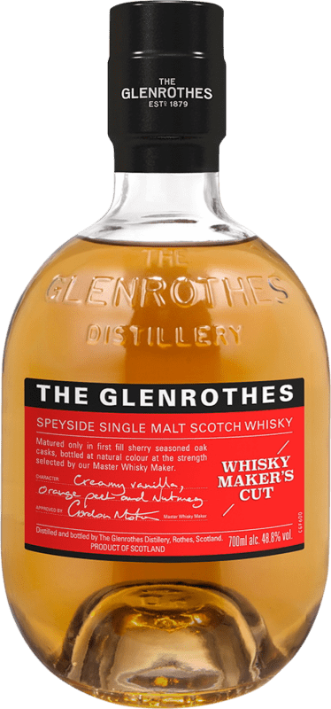 89,95 € Spedizione Gratuita | Whisky Single Malt Glenrothes Maker's Cut Speyside Regno Unito 70 cl