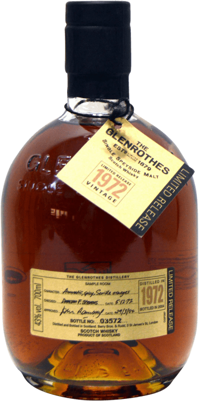 1 094,95 € Envío gratis | Whisky Single Malt Glenrothes Vintage Reino Unido Botella 70 cl