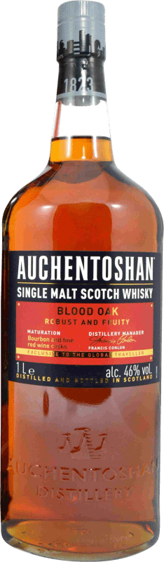 78,95 € Kostenloser Versand | Single Malt Whisky Auchentoshan Blood Oak Großbritannien Flasche 1 L