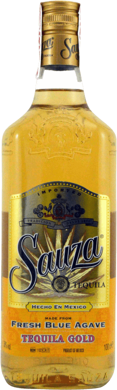 16,95 € Envio grátis | Tequila Suntory Sauza Gold — Edição Ouro México 1 L