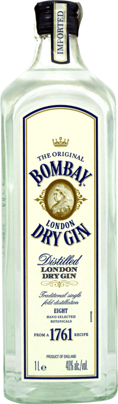 27,95 € Envío gratis | Ginebra Bombay Original Gin Reino Unido Botella 1 L