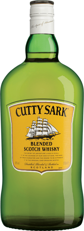 21,95 € Envío gratis | Whisky Blended Cutty Sark Reino Unido Botella Especial 1,75 L