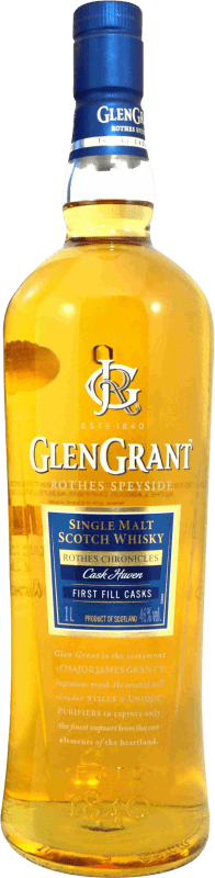 69,95 € Free Shipping | Single Malt Whisky Glen Grant Rothes Chronicles Haven Cask United Kingdom 1 L