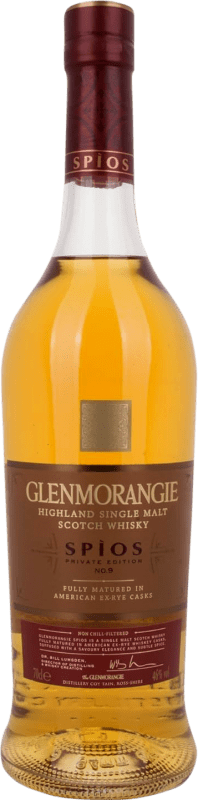 158,95 € Envio grátis | Whisky Single Malt Glenmorangie Spios Reino Unido Garrafa 70 cl