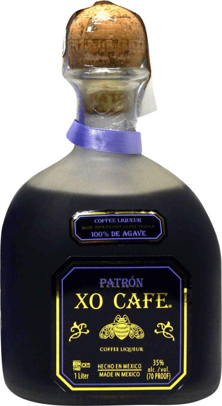 74,95 € Envio grátis | Tequila Patrón X.O. Café México Garrafa 1 L