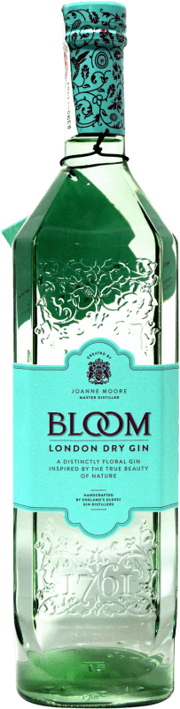 34,95 € Free Shipping | Gin G&J Greenalls Bloom Gin United Kingdom Bottle 1 L