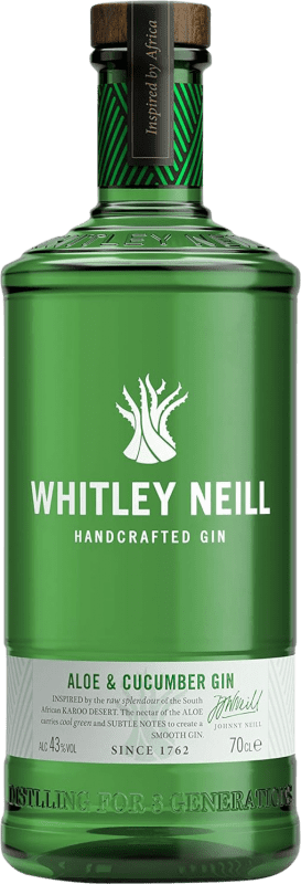 23,95 € Kostenloser Versand | Genever Gin Whitley Neill Aloe & Cucumber Gin Großbritannien Flasche 70 cl
