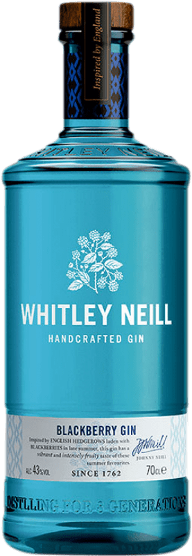 29,95 € Envio grátis | Gin Whitley Neill Blackberry Gin Reino Unido Garrafa 70 cl