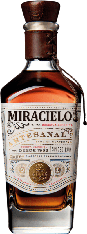 47,95 € 免费送货 | 朗姆酒 Licorera Quezalteca Miracielo Artesanal Especial 预订 危地马拉 瓶子 70 cl