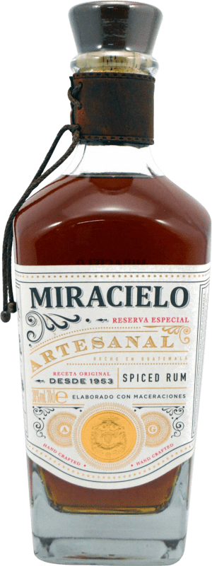 47,95 € Kostenloser Versand | Rum Licorera Quezalteca Miracielo Artesanal Especial Reserve Guatemala Flasche 70 cl