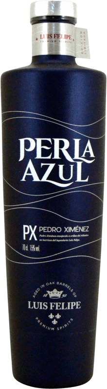 41,95 € Kostenloser Versand | Likörwein Rubio Perla Azul Spanien Pedro Ximénez 70 cl