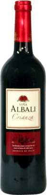 5,95 € 免费送货 | 红酒 Félix Solís Viña Albali 岁 D.O. Valdepeñas 卡斯蒂利亚 - 拉曼恰 西班牙 Tempranillo 瓶子 75 cl