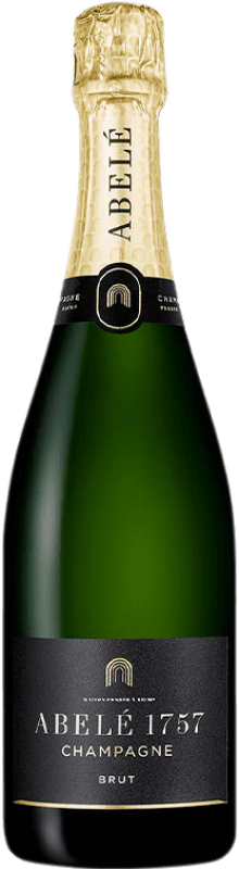 59,95 € Kostenloser Versand | Weißer Sekt Henri Abelé 1757 Brut A.O.C. Champagne Champagner Frankreich Spätburgunder, Chardonnay, Pinot Meunier Flasche 75 cl