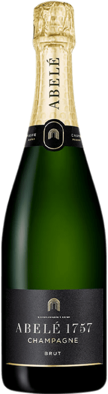 59,95 € Kostenloser Versand | Weißer Sekt Henri Abelé 1757 Brut — Herb A.O.C. Champagne Champagner Frankreich Pinot Noir — Spätburgunder, Chardonnay, Pinot Meunier — Schwarzriesling Flasche 75 cl