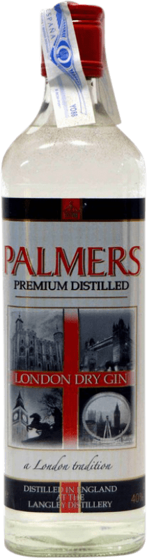15,95 € Envio grátis | Gin Langley's Palmers London Dry Reino Unido Garrafa 70 cl