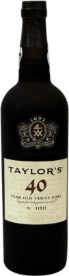 187,95 € 免费送货 | 强化酒 Taylor's I.G. Porto 波尔图 葡萄牙 40 岁 瓶子 75 cl