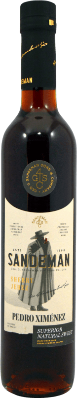 15,95 € Free Shipping | Fortified wine Sandeman Porto D.O. Jerez-Xérès-Sherry Andalusia Spain Pedro Ximénez Medium Bottle 50 cl