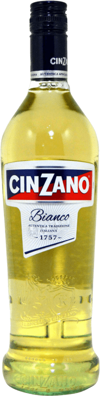 8,95 € Envío gratis | Vermut Cinzano Blanco Italia Botella 75 cl