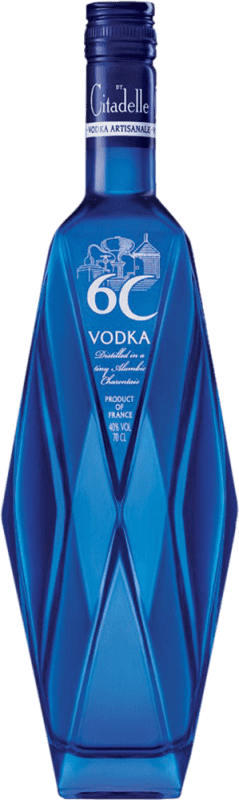 26,95 € 免费送货 | 伏特加 Citadelle Gin 6C 法国 瓶子 70 cl