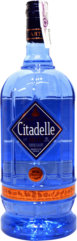 39,95 € 免费送货 | 金酒 Gin Citadelle 法国 特殊瓶 1,75 L