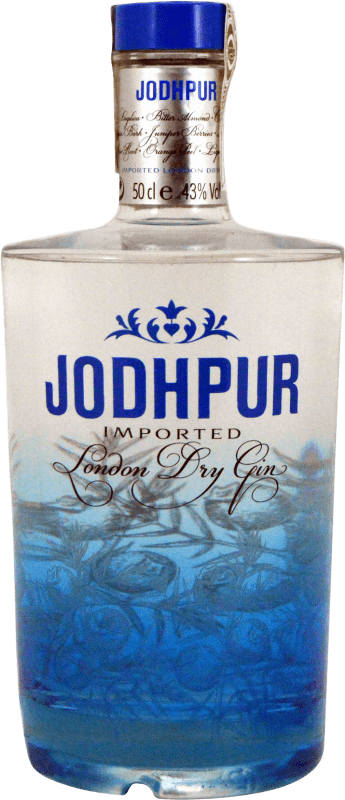14,95 € Spedizione Gratuita | Gin Jodhpur Regno Unito Bottiglia Medium 50 cl