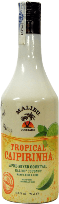 10,95 € Envio grátis | Schnapp Malibu Caipirinha República Dominicana Garrafa 70 cl