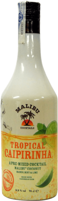 11,95 € Envío gratis | Schnapp Malibu Caipirinha Barbados Botella 70 cl