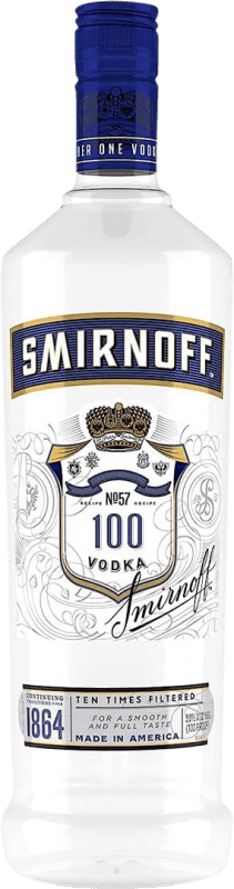 26,95 € Envoi gratuit | Vodka Smirnoff Ten Times Filtered Blue — Édition Bleue, Blue — Bleu Russie 1 L