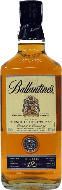 29,95 € 免费送货 | 威士忌混合 Ballantine's 预订 苏格兰 英国 12 岁 瓶子 70 cl