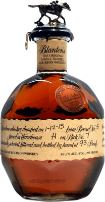 136,95 € Envío gratis | Whisky Bourbon Blanton's Original Single Barrel Reserva Estados Unidos Botella 70 cl