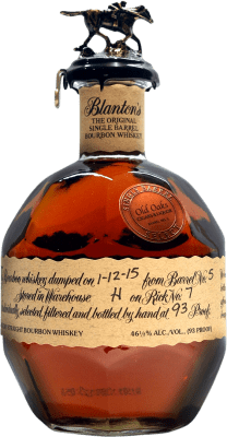 136,95 € Envio grátis | Whisky Bourbon Blanton's Original Single Barrel Reserva Estados Unidos Garrafa 70 cl