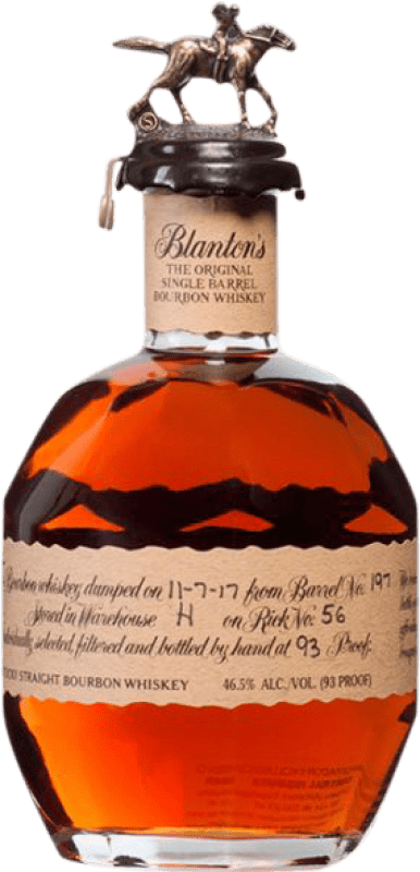 132,95 € Kostenloser Versand | Whisky Bourbon Blanton's Original Single Barrel Reserve Vereinigte Staaten Flasche 70 cl