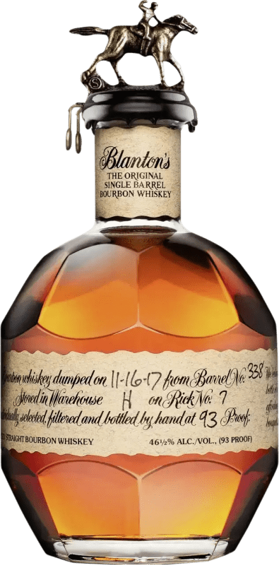 136,95 € Spedizione Gratuita | Whisky Bourbon Blanton's Single Barrel — Botte Singolo, Originale Riserva stati Uniti 70 cl
