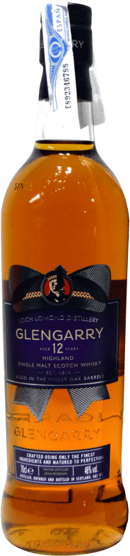36,95 € Free Shipping | Whisky Single Malt Loch Lomond Glengarry United Kingdom 12 Years Bottle 70 cl
