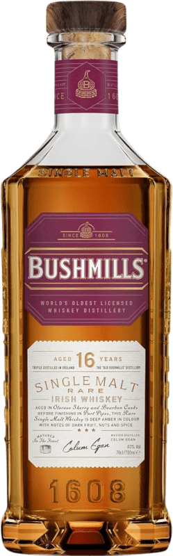 103,95 € Spedizione Gratuita | Whisky Single Malt Bushmills Irlanda 16 Anni Bottiglia 70 cl