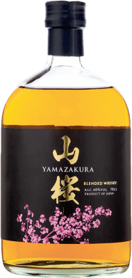 71,95 € Free Shipping | Whisky Blended Sasa-no-kawa Shuzo Yamazakura Fine Japan Bottle 70 cl